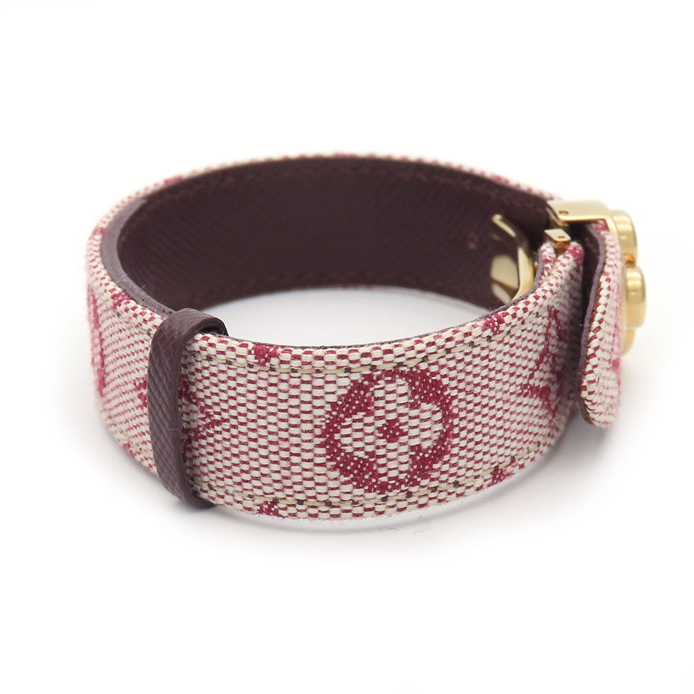 Authentic secondhand Louis Vuitton jewelry bracelet featuring a pink and gold design for stylish accessory lovers