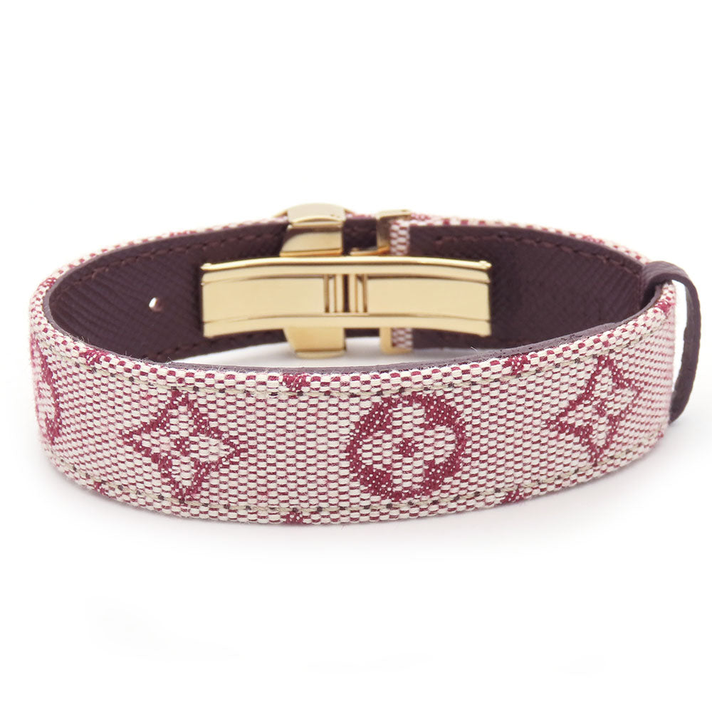 Authentic secondhand Louis Vuitton jewelry bracelet with signature design and gold clasp for stylish accessorizing