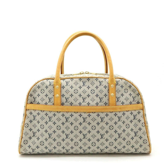 LOUIS VUITTON Monogram Marie Boston Bag Canvas Blue - Mansii