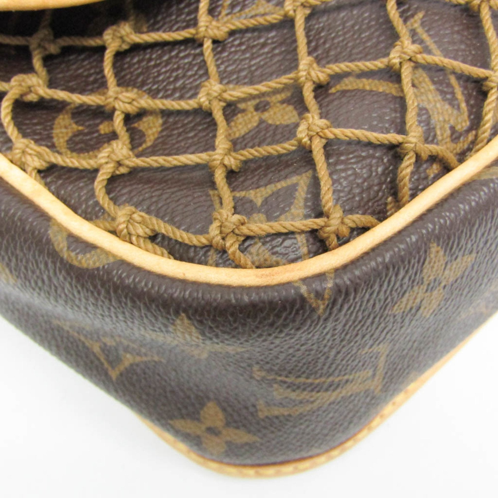 Louis Vuitton pre-loved Congo PM bag featuring iconic monogram canvas and woven detailing