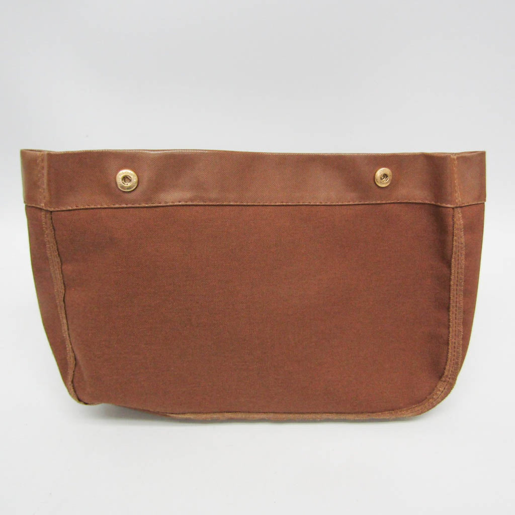 LOUIS VUITTON pre-loved Congo PM bag with classic brown fabric and gold snap closures