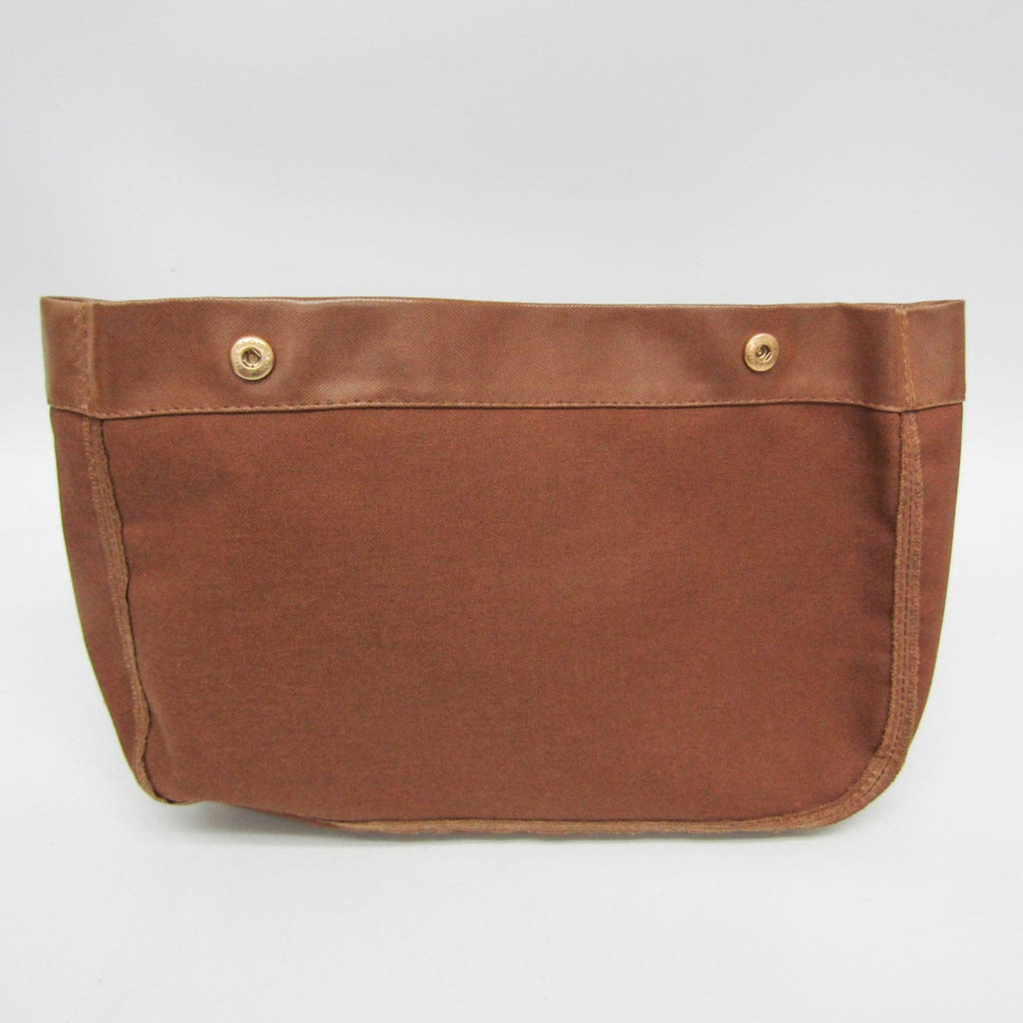 LOUIS VUITTON pre-loved Congo PM bag with classic brown fabric and gold snap closures