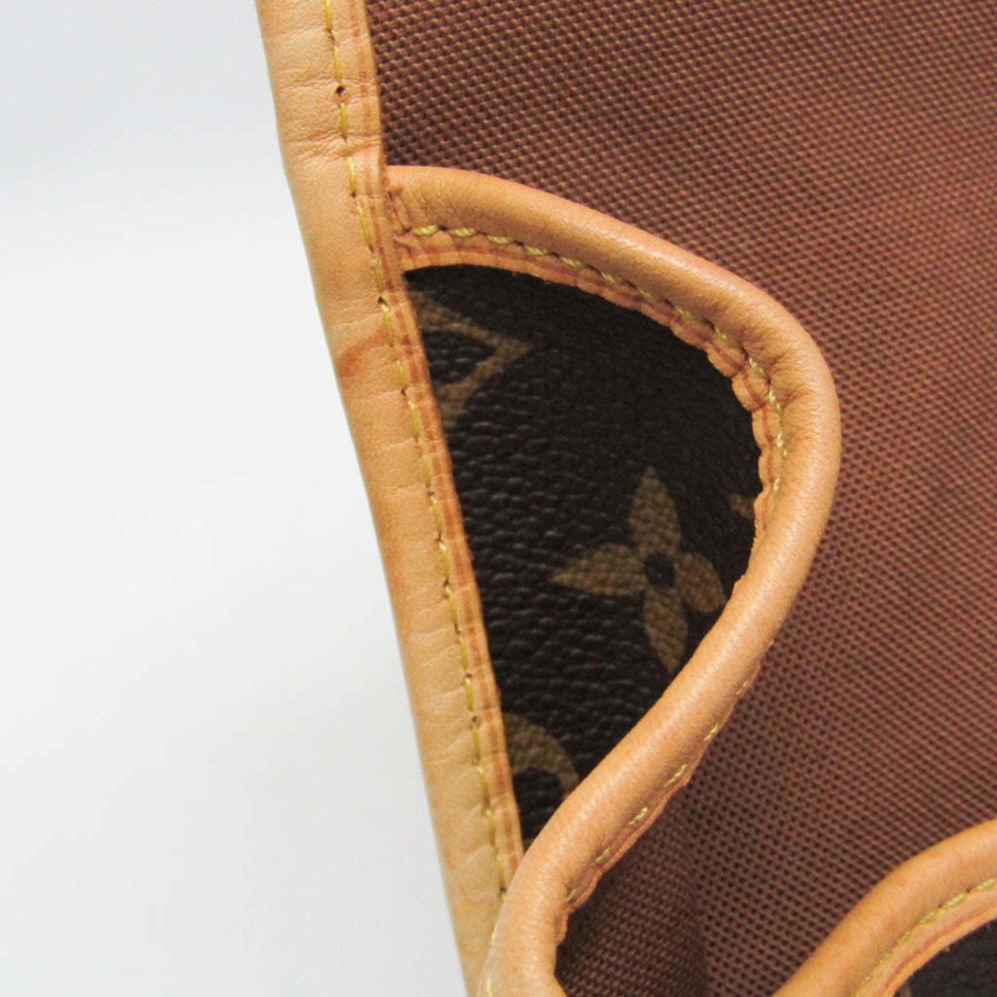 Close-up of LOUIS VUITTON pre-loved Congo PM bag showcasing its unique stitching and design details