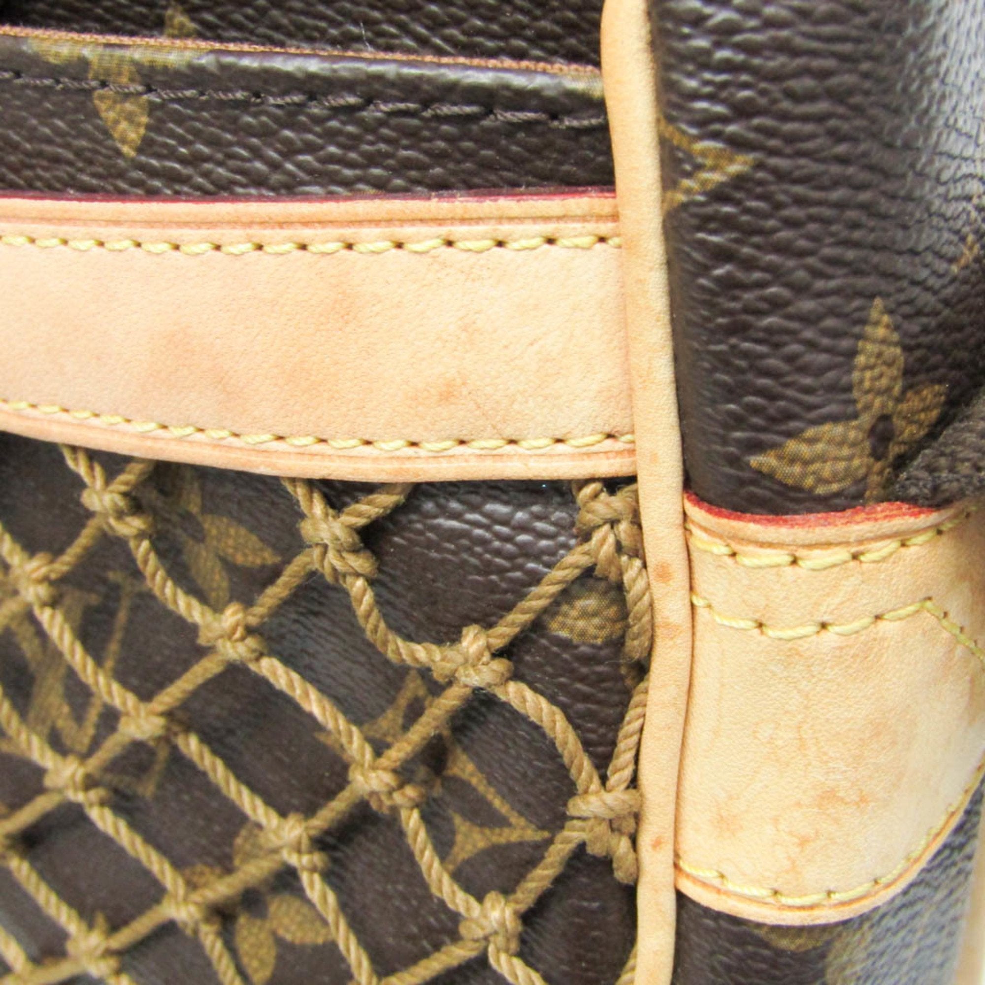 LOUIS VUITTON pre-loved Congo PM bag featuring iconic monogram and woven detailing