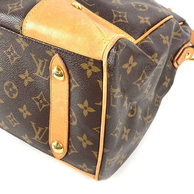 Pre-owned Louis Vuitton bag featuring iconic monogram design and classic leather accents