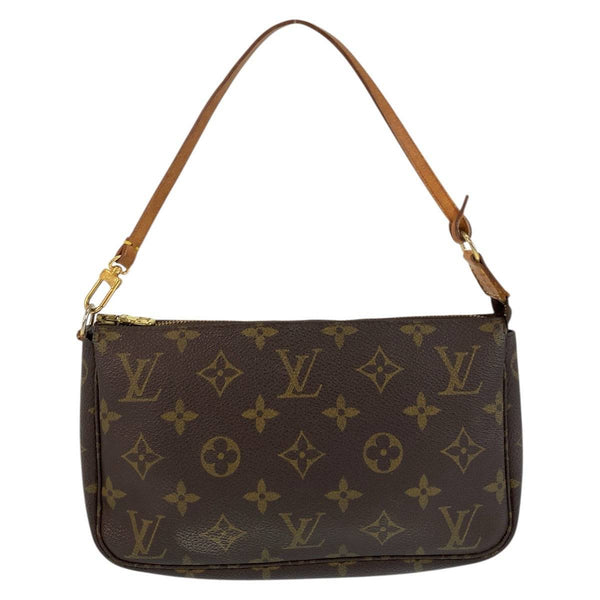 LOUIS VUITTON pre-owned handbag featuring iconic monogram canvas and a versatile shoulder strap