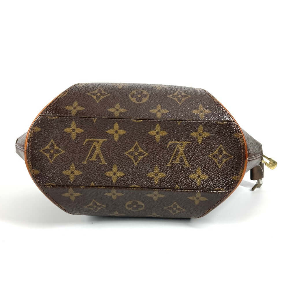LOUIS VUITTON pre-owned monogram canvas bag with leather detailing and classic design