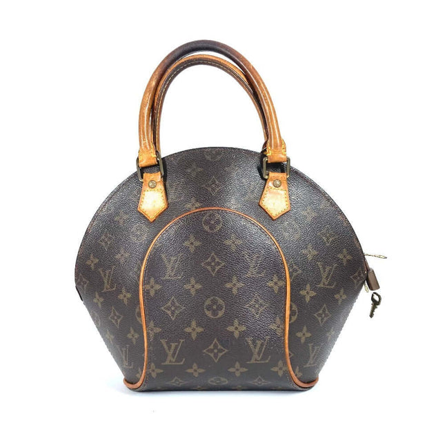 Pre-owned Louis Vuitton handbag with iconic monogram design and stylish rounded shape