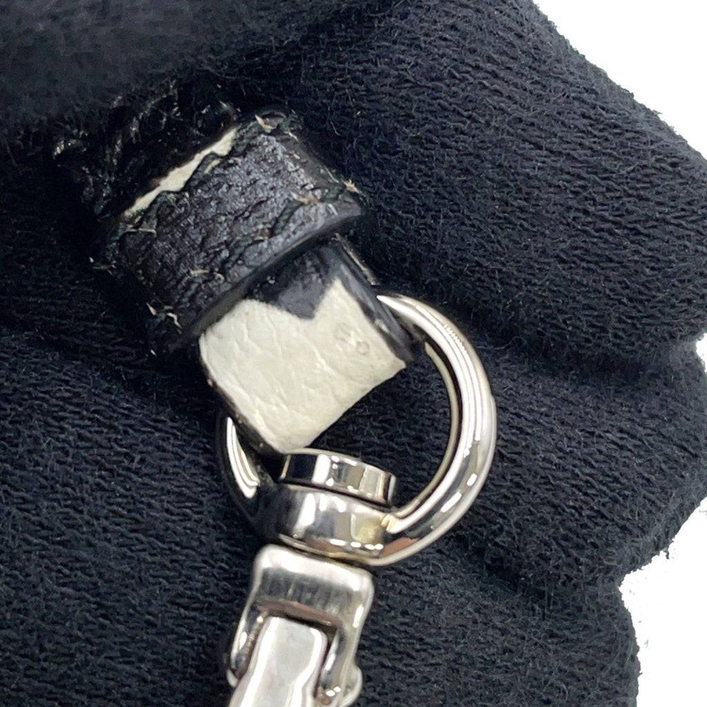 Close-up of MIU MIU Pre-Loved Swallow Pattern Bag strap detailing showcasing quality craftsmanship