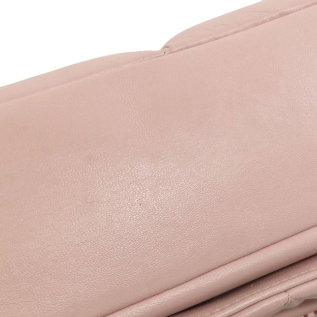 MIU MIU pre-owned bag in soft pink leather with a sleek design and stylish finish