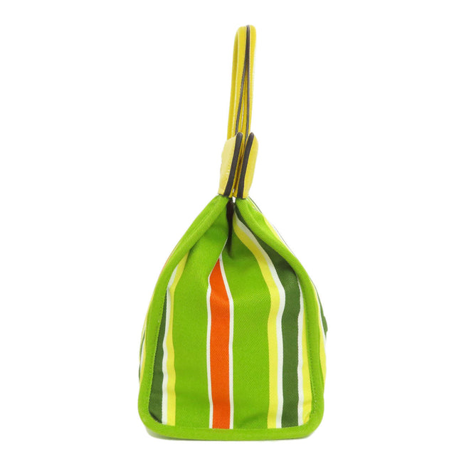 MIUMIU Pre-Owned Green Striped Bag with Vibrant Colors and Unique Design