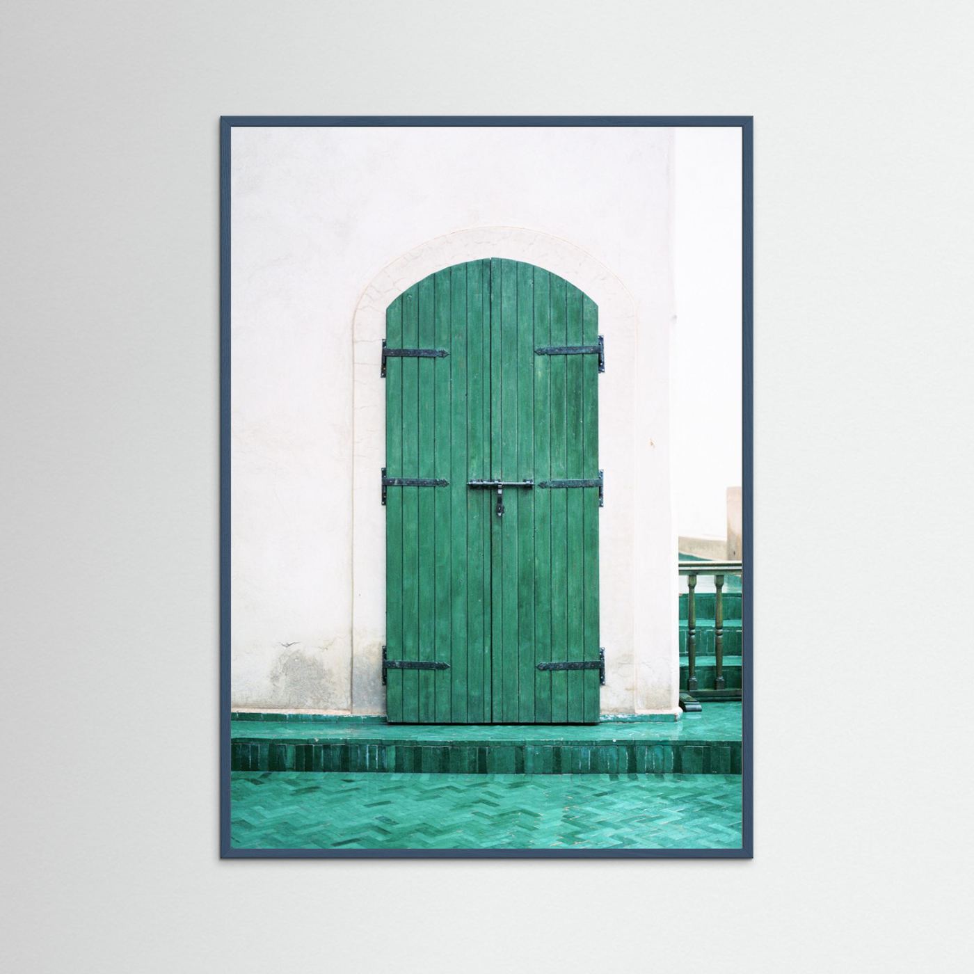 Marrakesh Green Door by Raisa Zwart