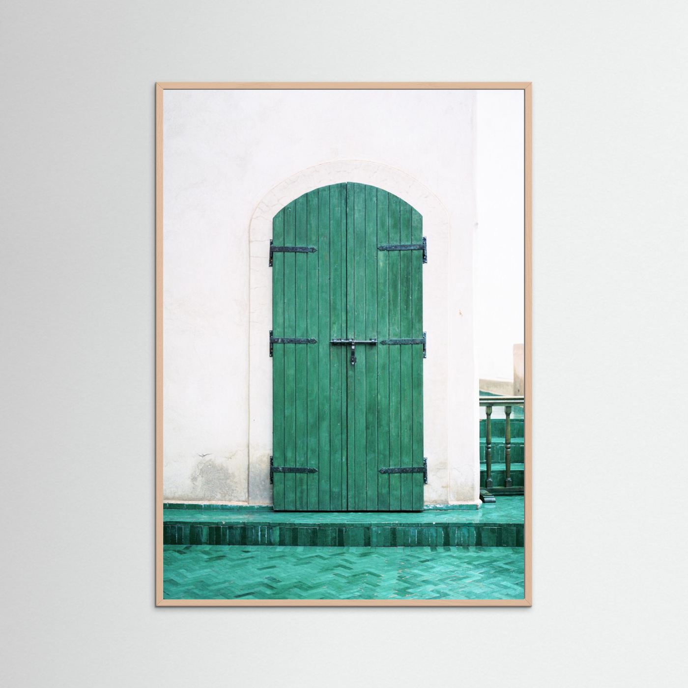 Marrakesh Green Door by Raisa Zwart