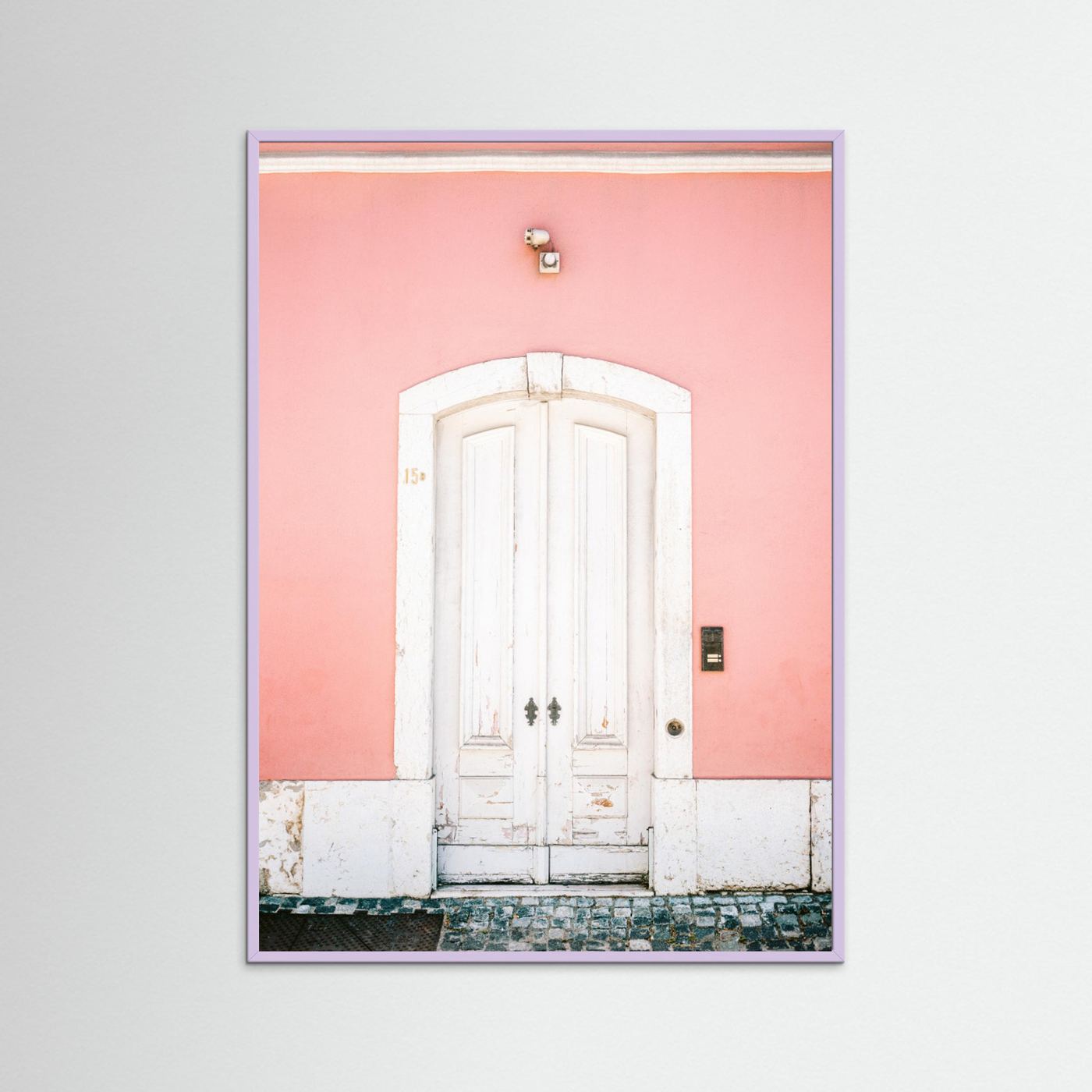 The white door Lisbon by Raisa Zwart