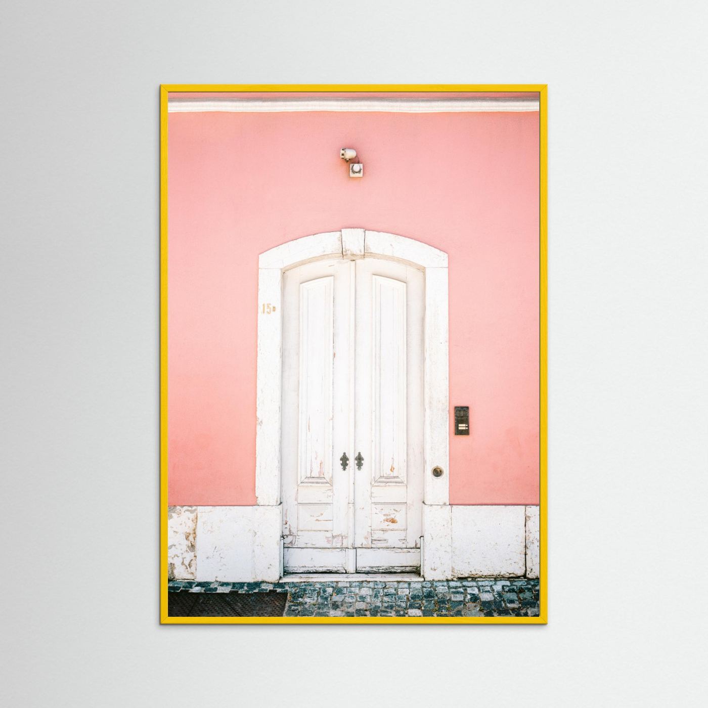 The white door Lisbon by Raisa Zwart