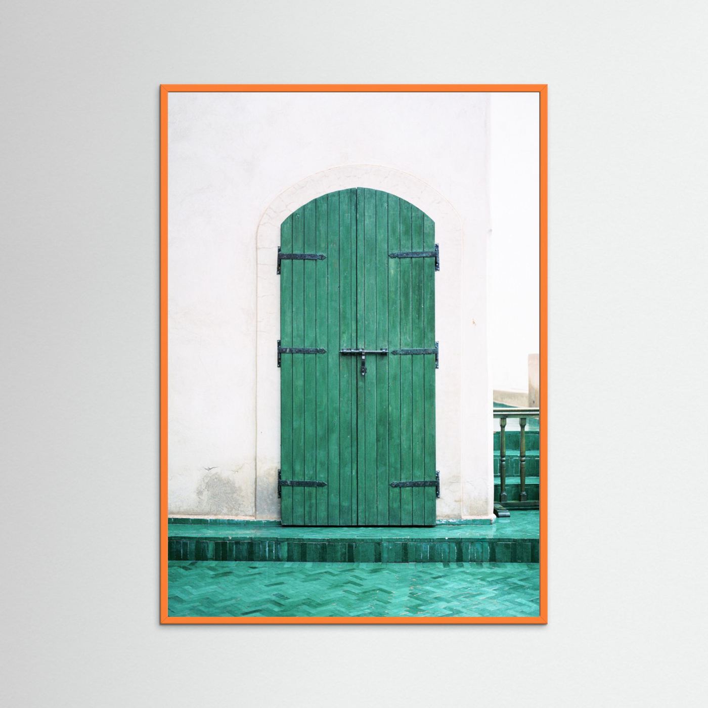 Marrakesh Green Door by Raisa Zwart