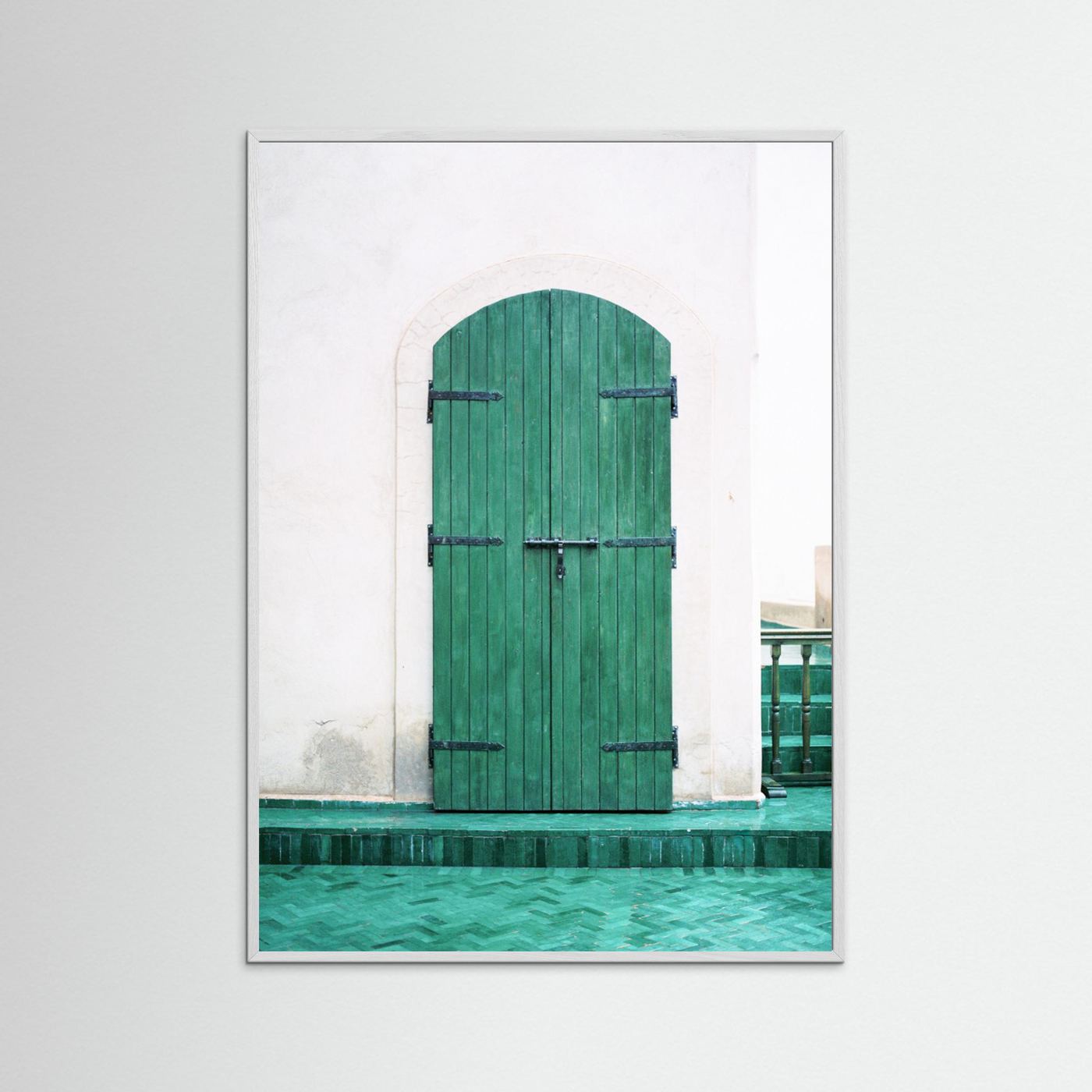 Marrakesh Green Door by Raisa Zwart