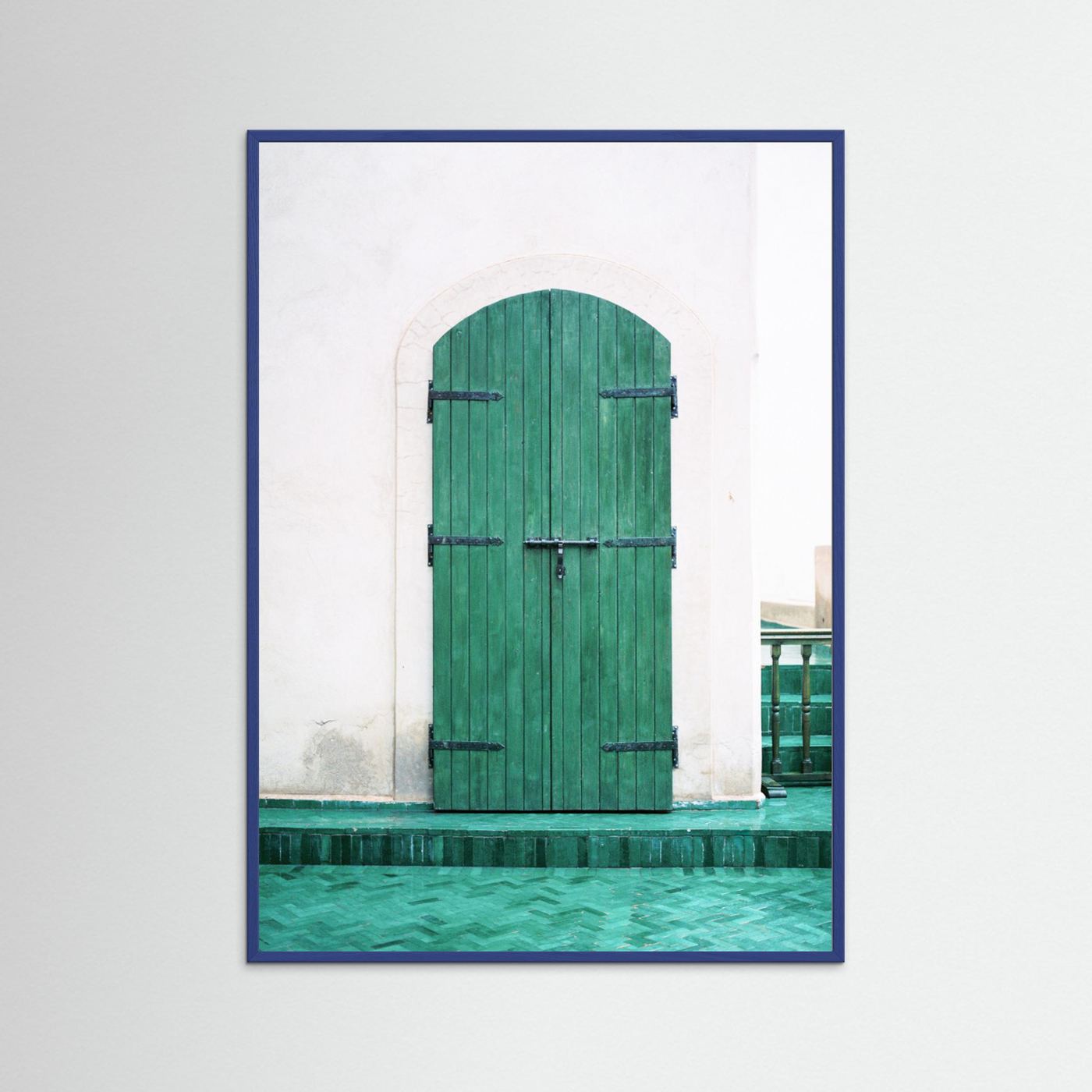 Marrakesh Green Door by Raisa Zwart
