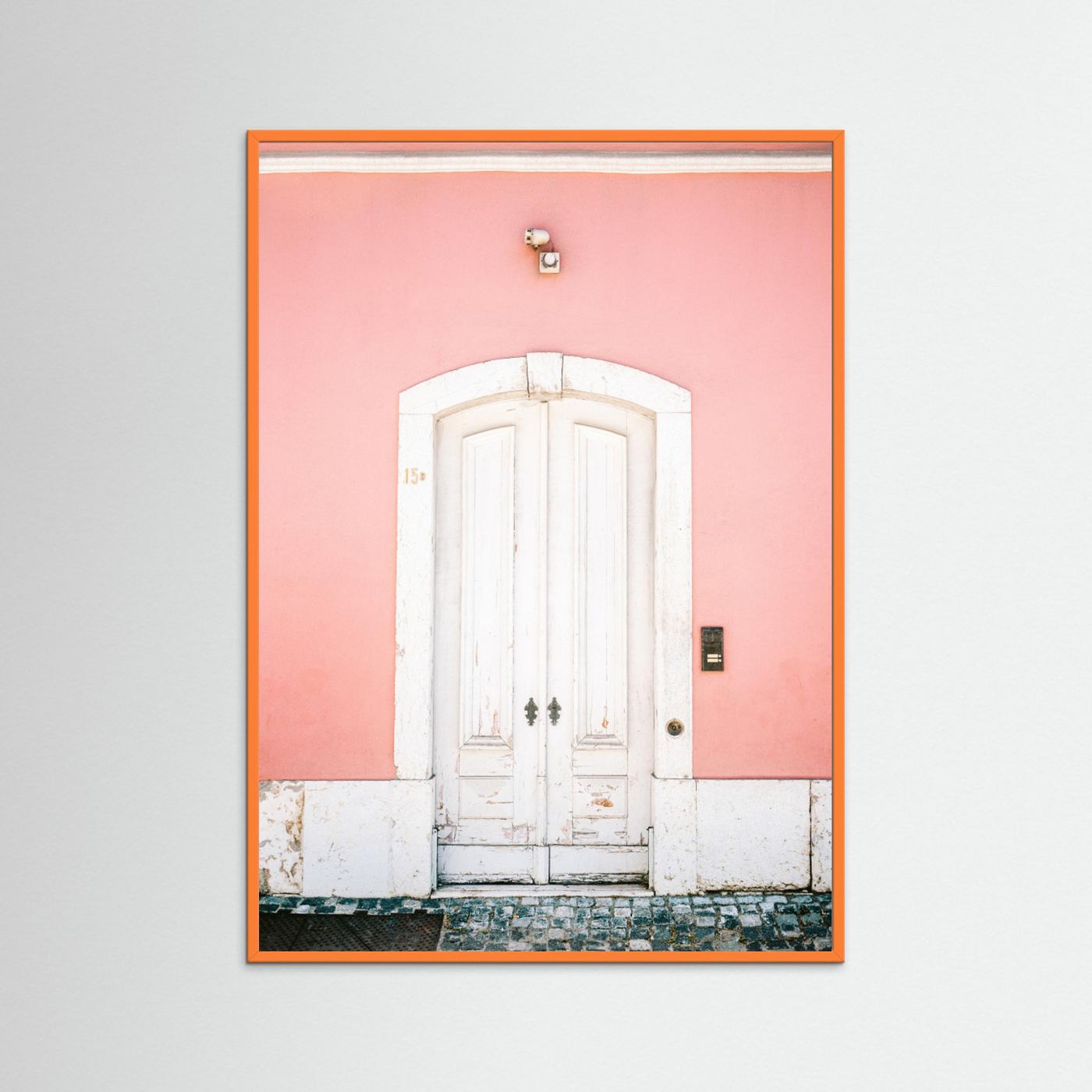 The white door Lisbon by Raisa Zwart