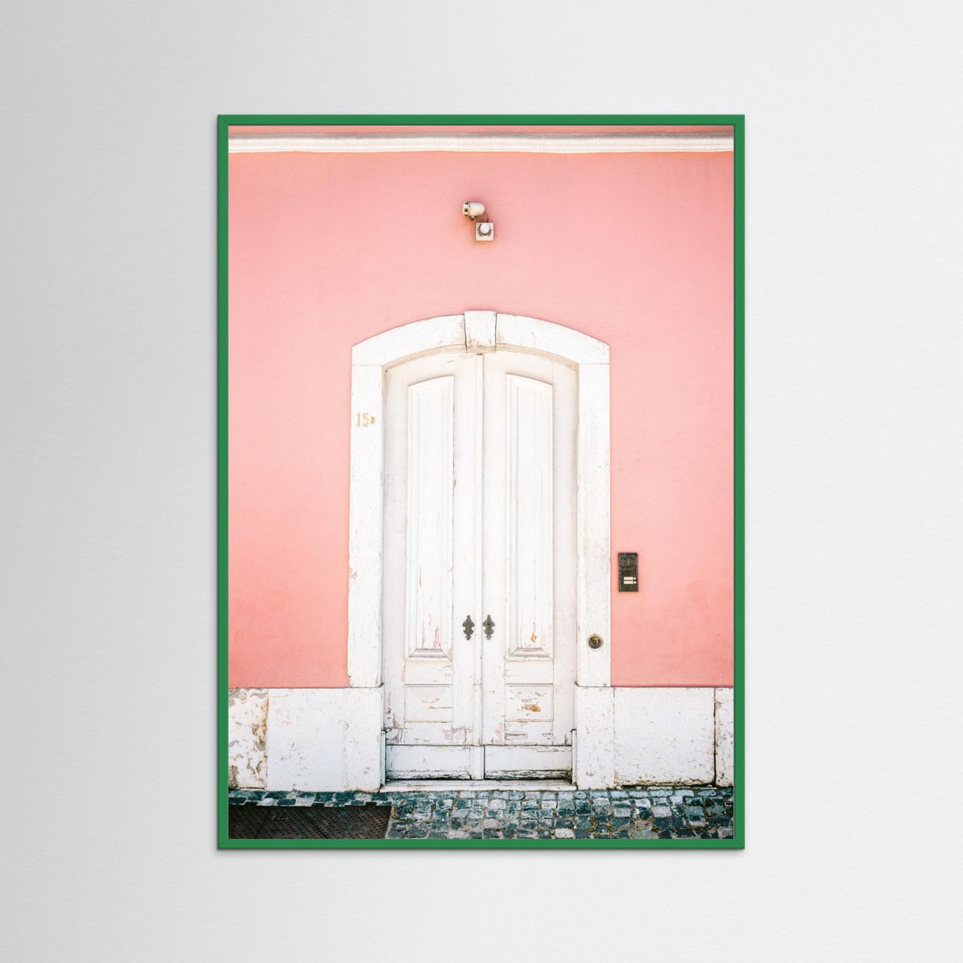 The white door Lisbon by Raisa Zwart