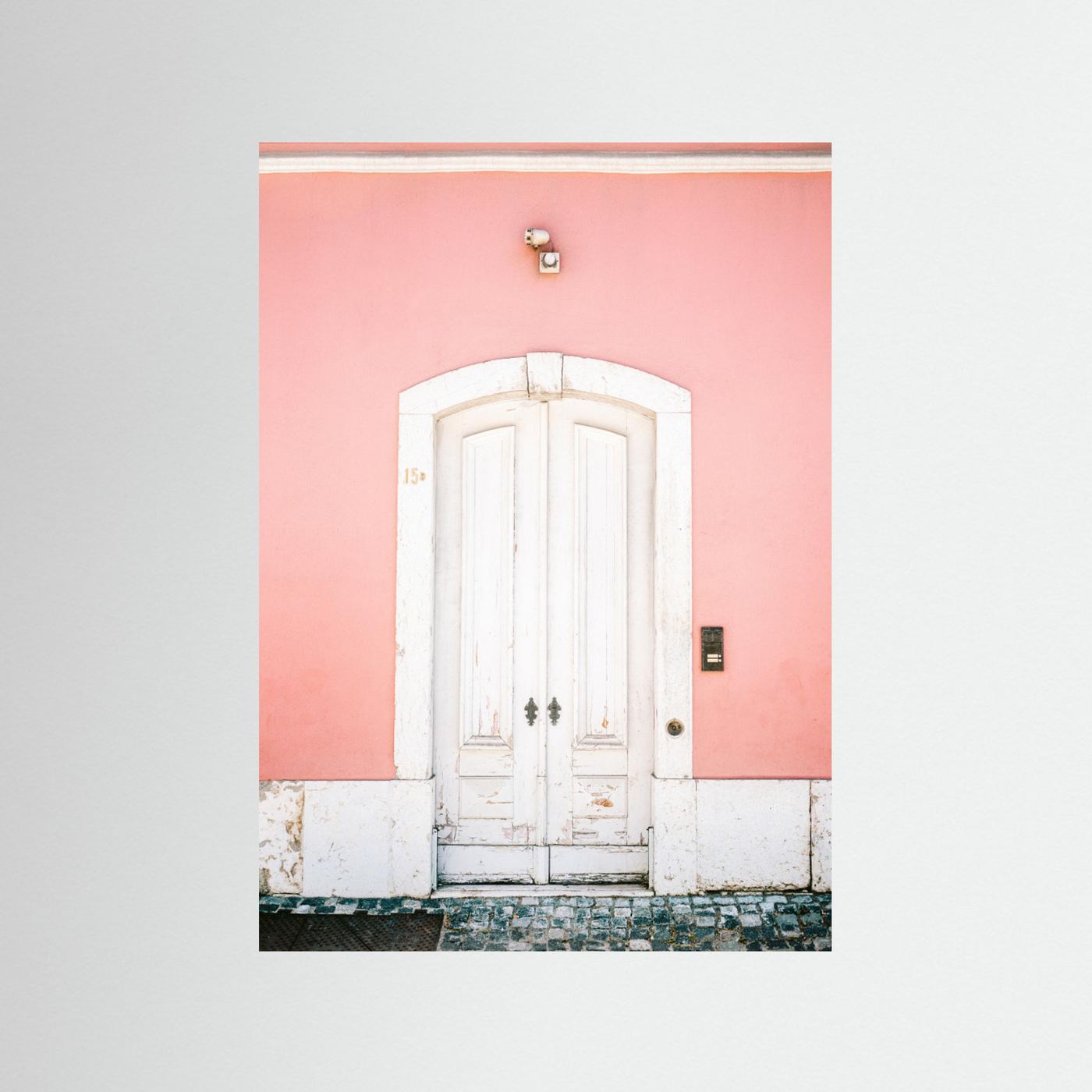 The white door Lisbon by Raisa Zwart