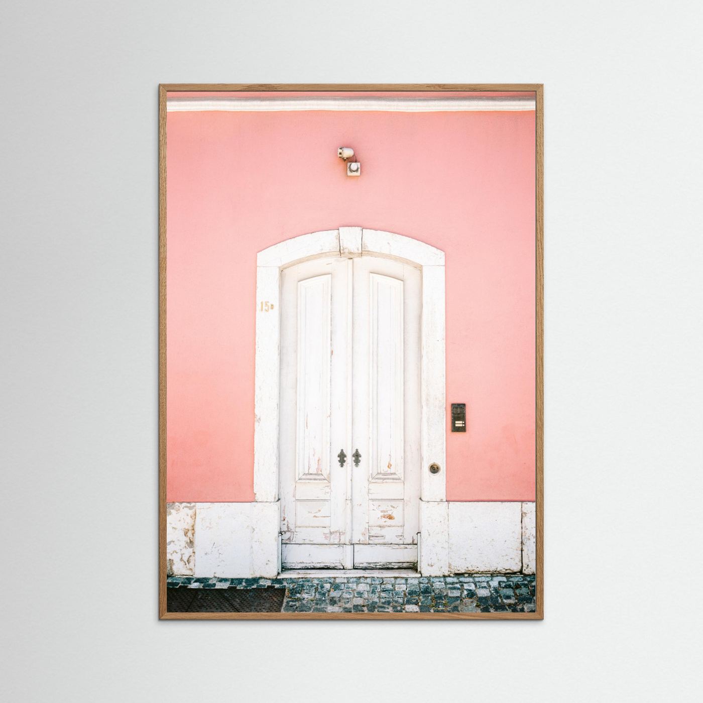 The white door Lisbon by Raisa Zwart