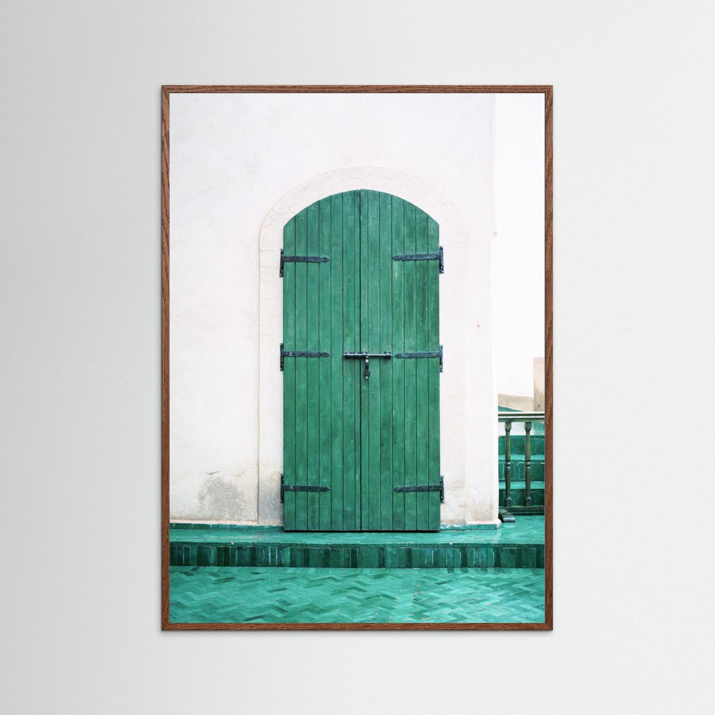 Marrakesh Green Door by Raisa Zwart
