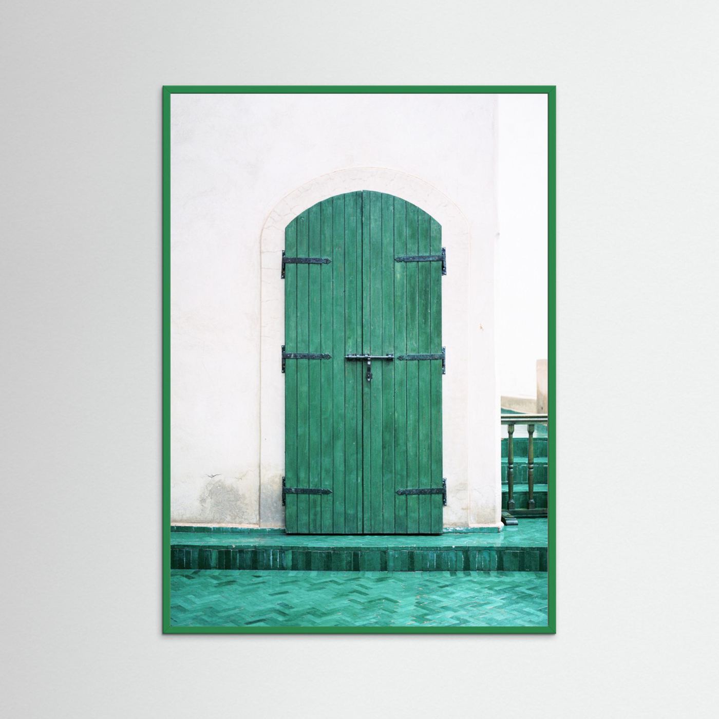 Marrakesh Green Door by Raisa Zwart