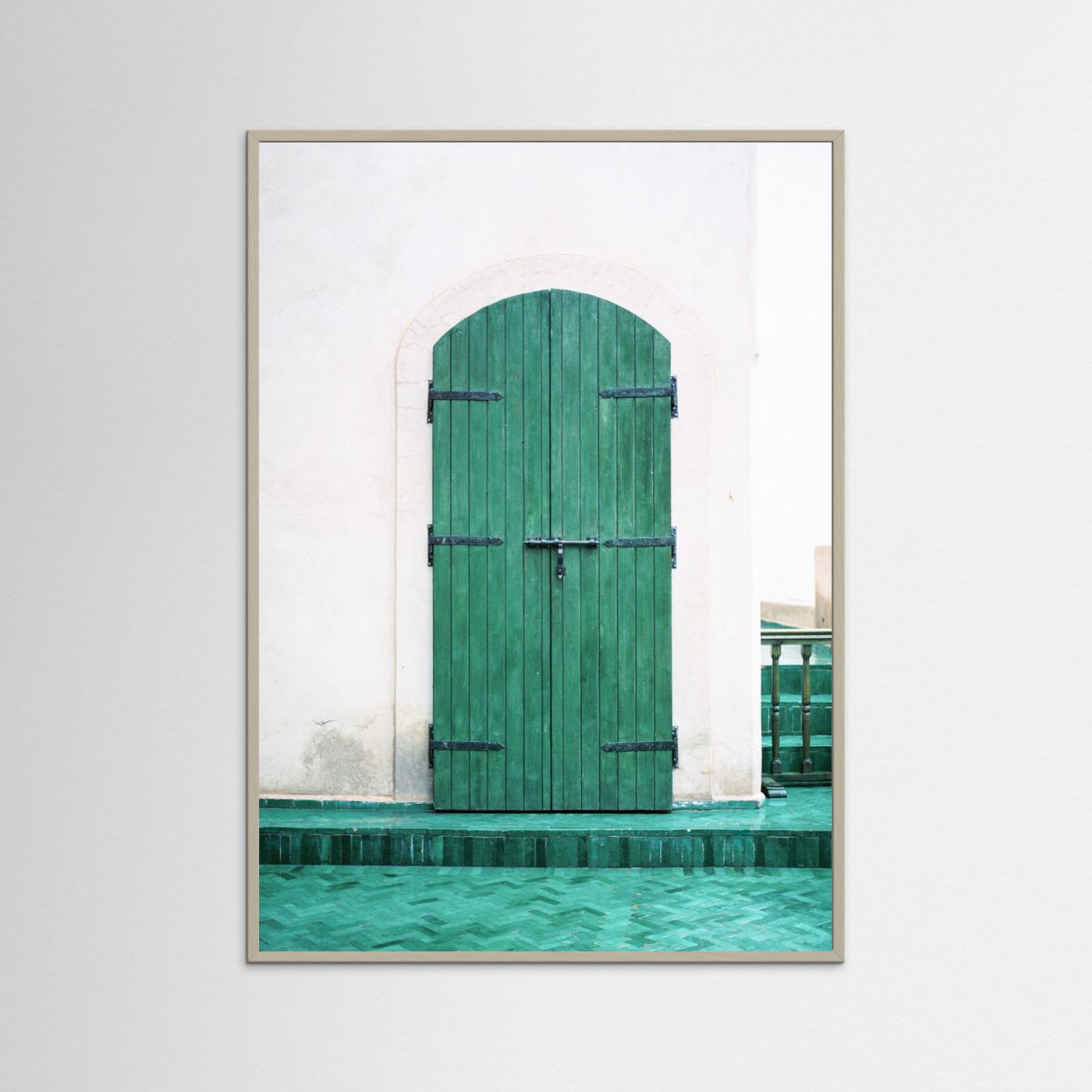 Marrakesh Green Door by Raisa Zwart