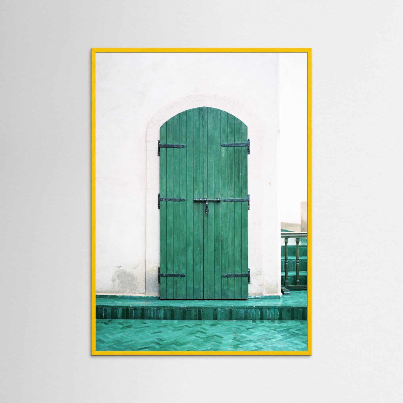 Marrakesh Green Door by Raisa Zwart