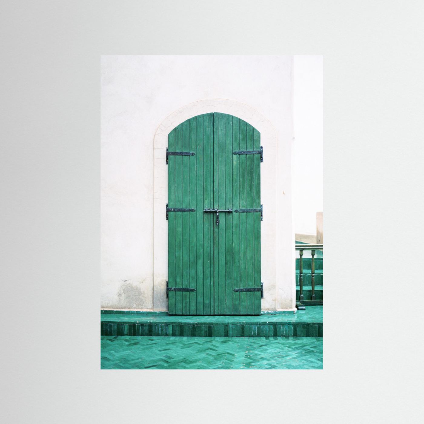 Marrakesh Green Door by Raisa Zwart