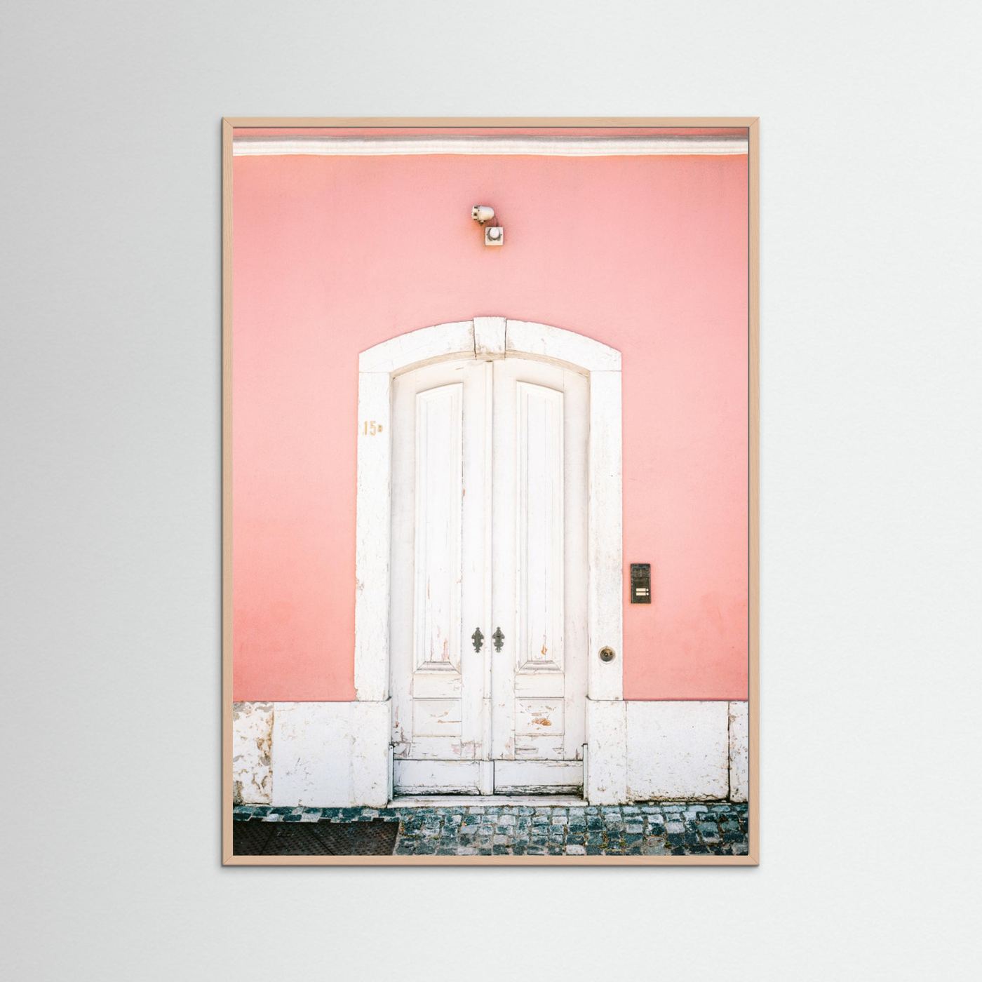 The white door Lisbon by Raisa Zwart