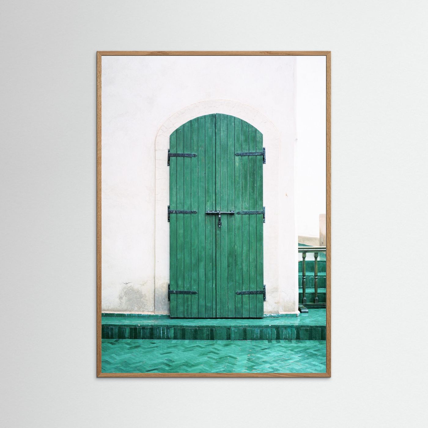 Marrakesh Green Door by Raisa Zwart