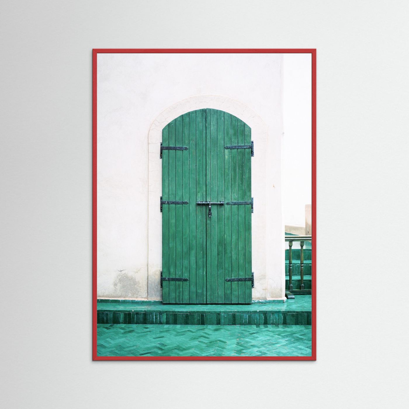 Marrakesh Green Door by Raisa Zwart