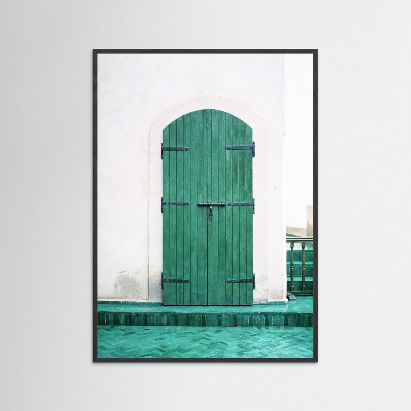 Marrakesh Green Door by Raisa Zwart