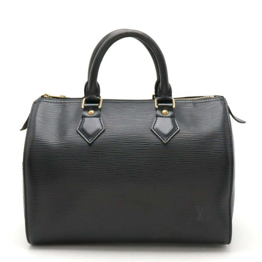 Pre - Loved LOUIS VUITTON Epi Speedy 25 Boston Bag Noir - Mansii