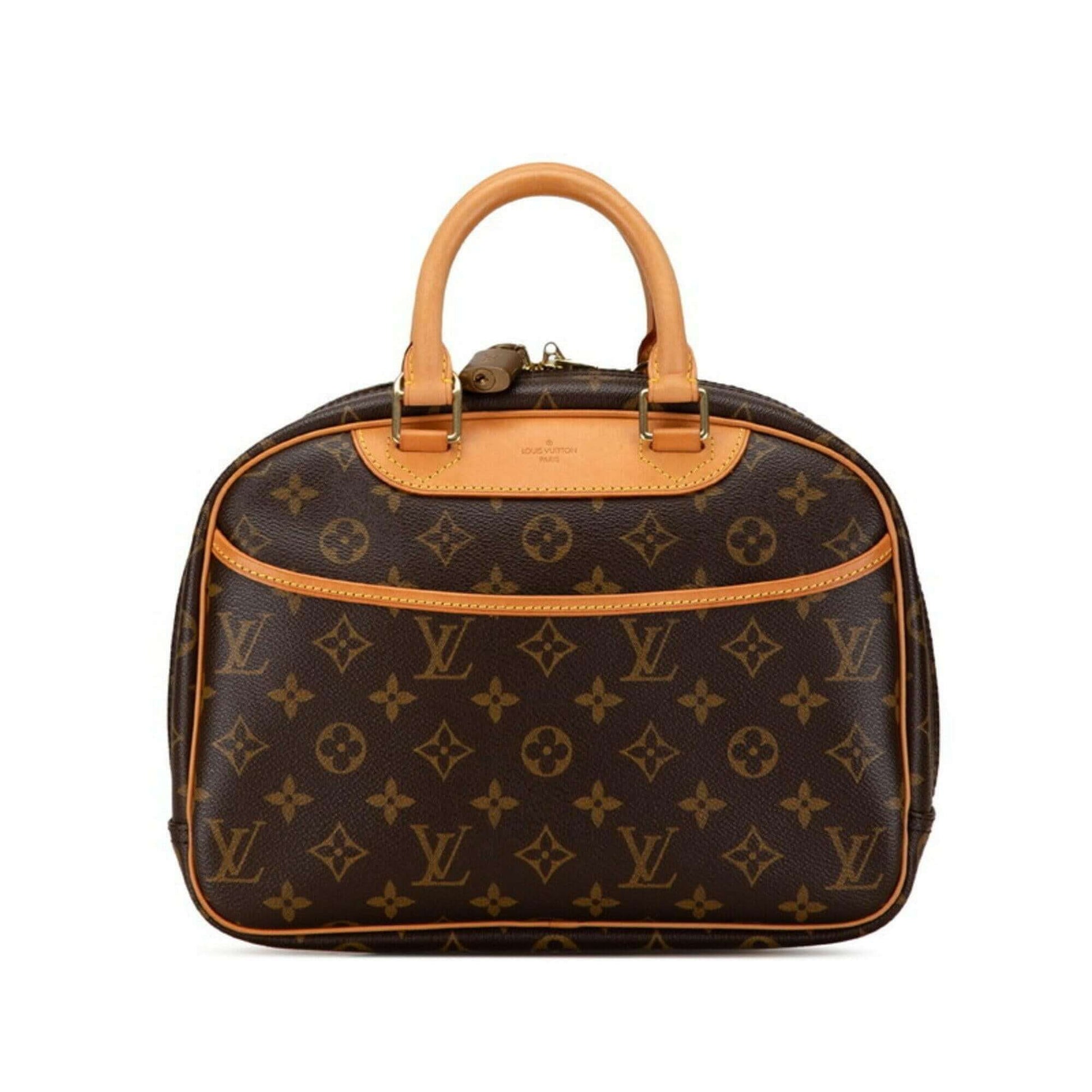 Pre - Loved LOUIS VUITTON Monogram Trouville Handbag - Mansii