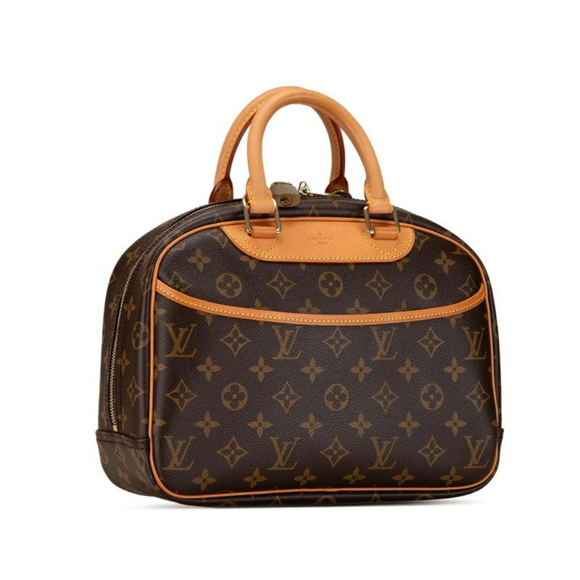 Pre - Loved LOUIS VUITTON Monogram Trouville Handbag - Mansii