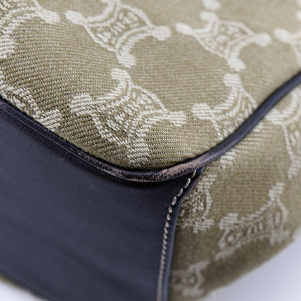 CELINE Pre-owned Bag featuring a unique design with a blend of fabric and leather textures