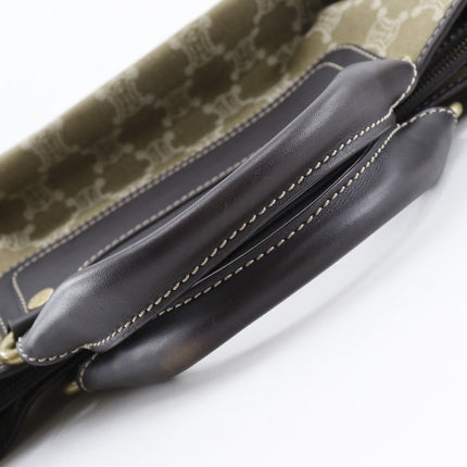 CELINE Pre-owned bag featuring elegant leather handles and a stylish interior pattern