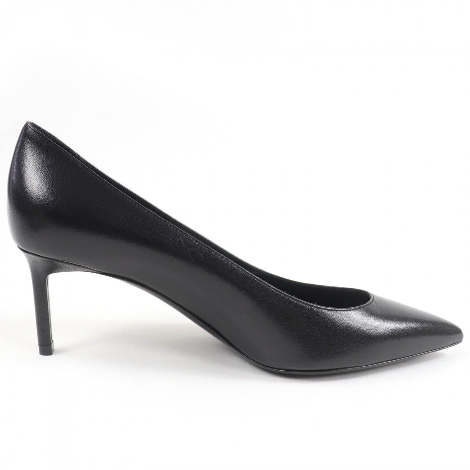 Saint Laurent Paris black heels with a pointed toe and sleek design for elegant style