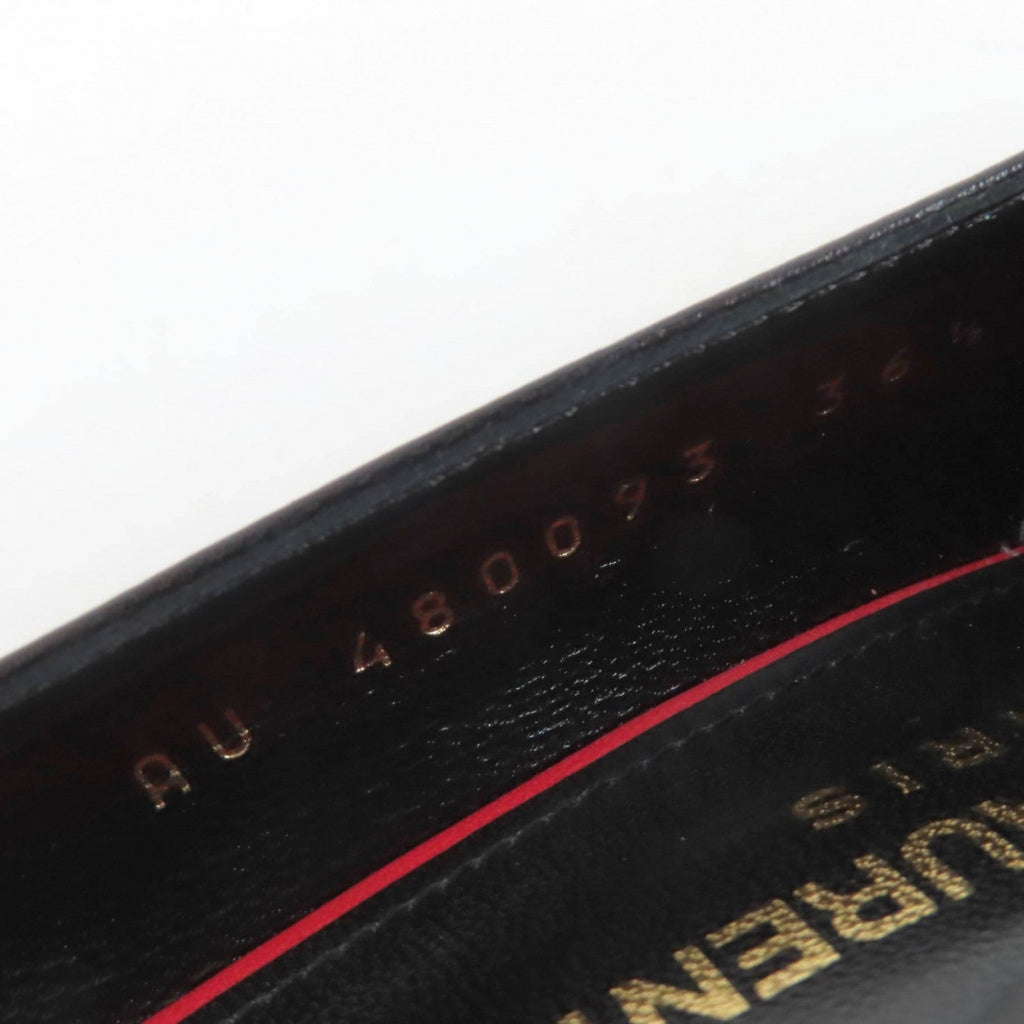 Saint Laurent Paris black heels featuring a sleek design and elegant finish for stylish occasions