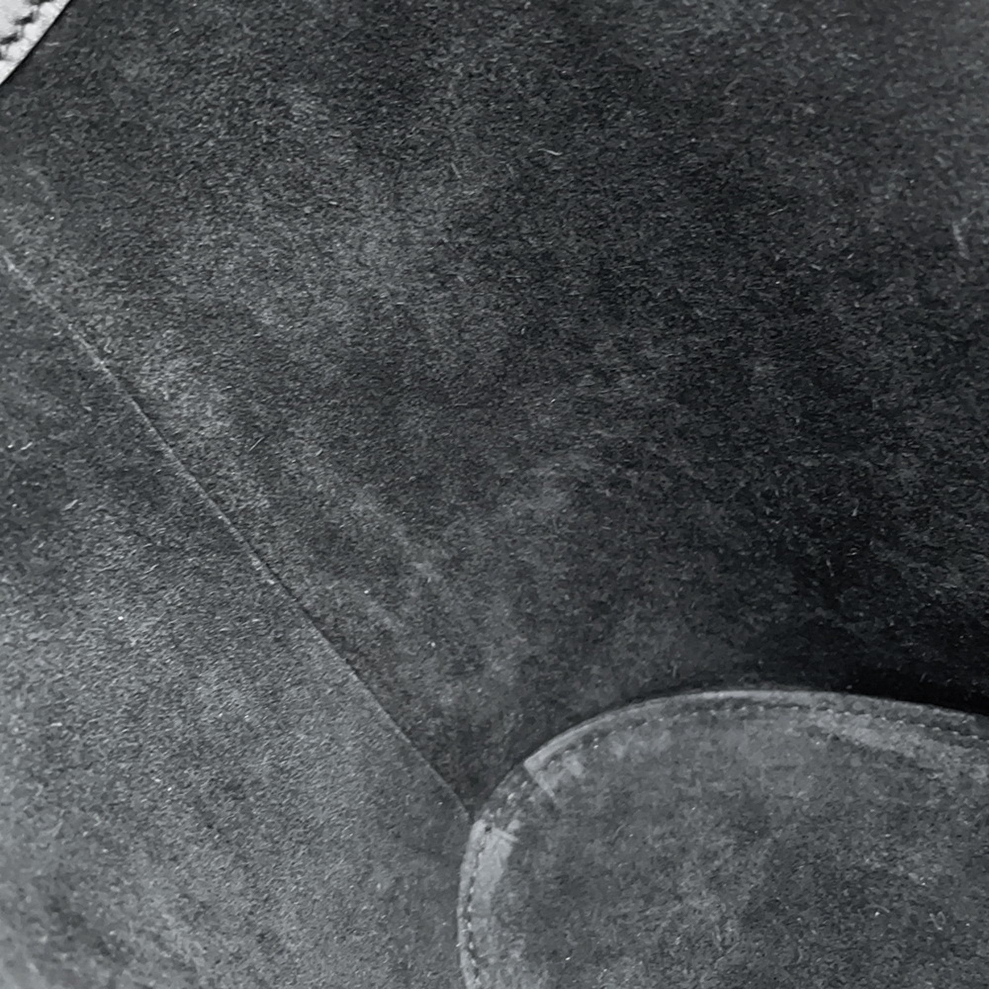 Close-up of the MANSII SAINT LAURENT Seria Mini 2 way bag showcasing its soft suede texture