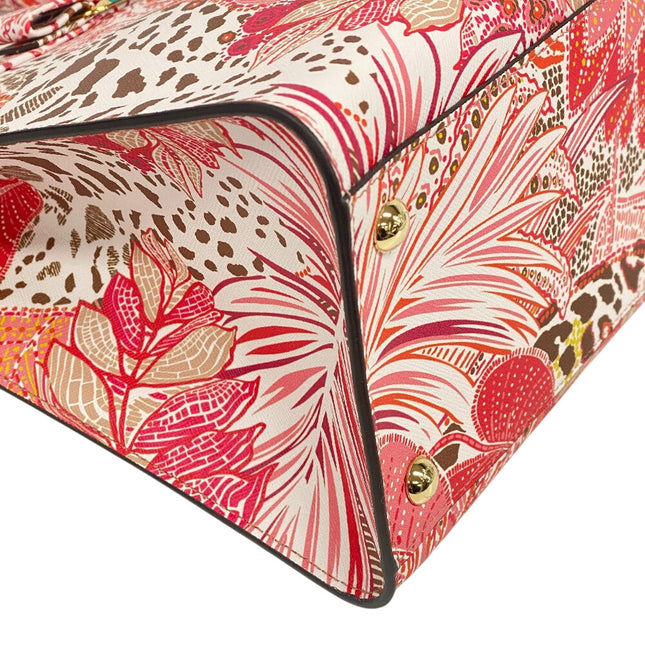 Salvatore Ferragamo pre-owned bag featuring vibrant floral patterns and chic design