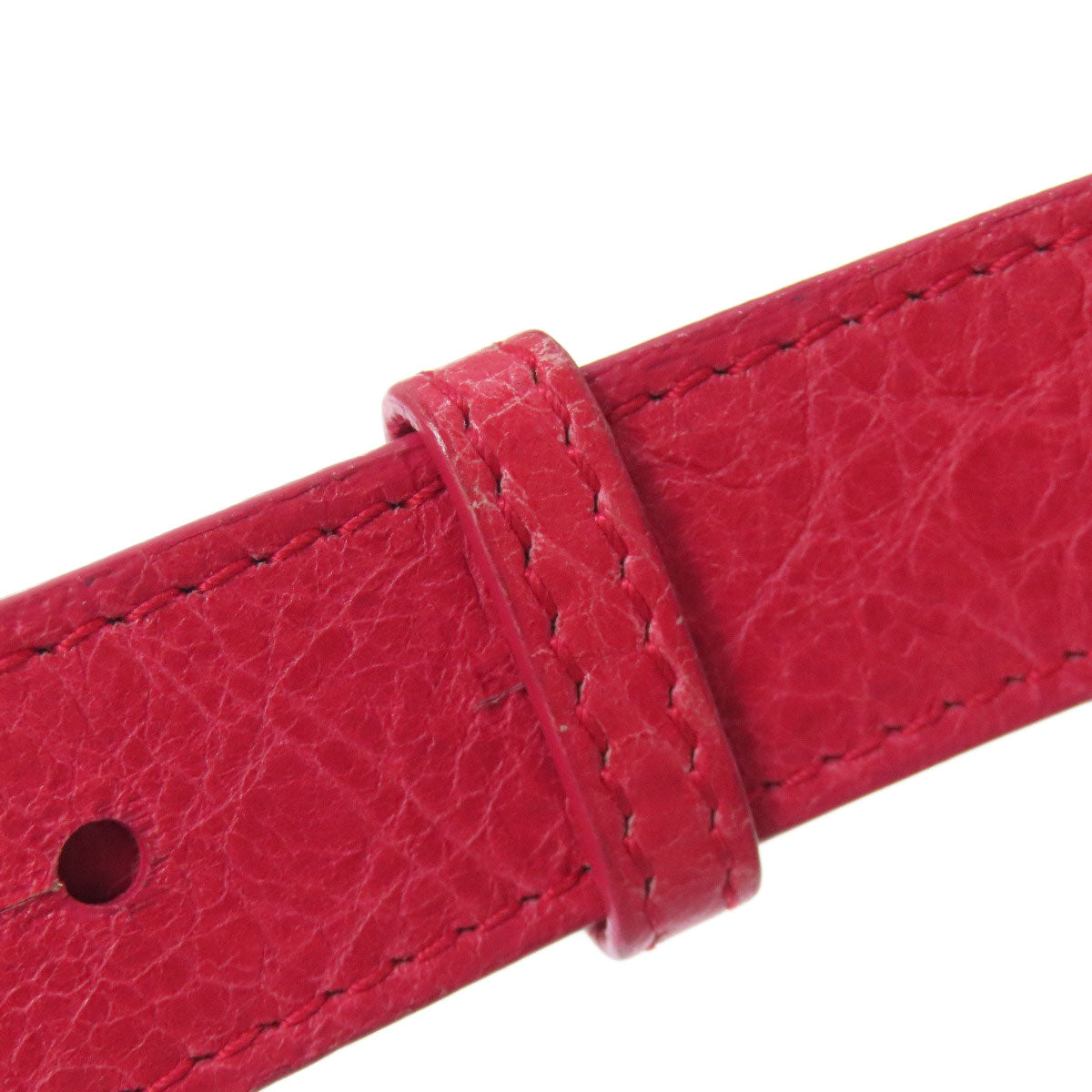 Balenciaga Red Leather Bag Strap in Second Hand Condition for Stylish Accessories