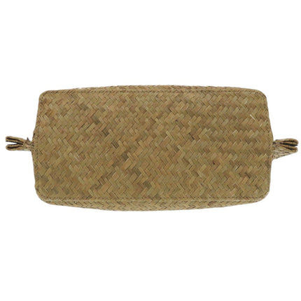 Valentino Garavani pre-owned woven bag in natural fibers with braided handles for casual style