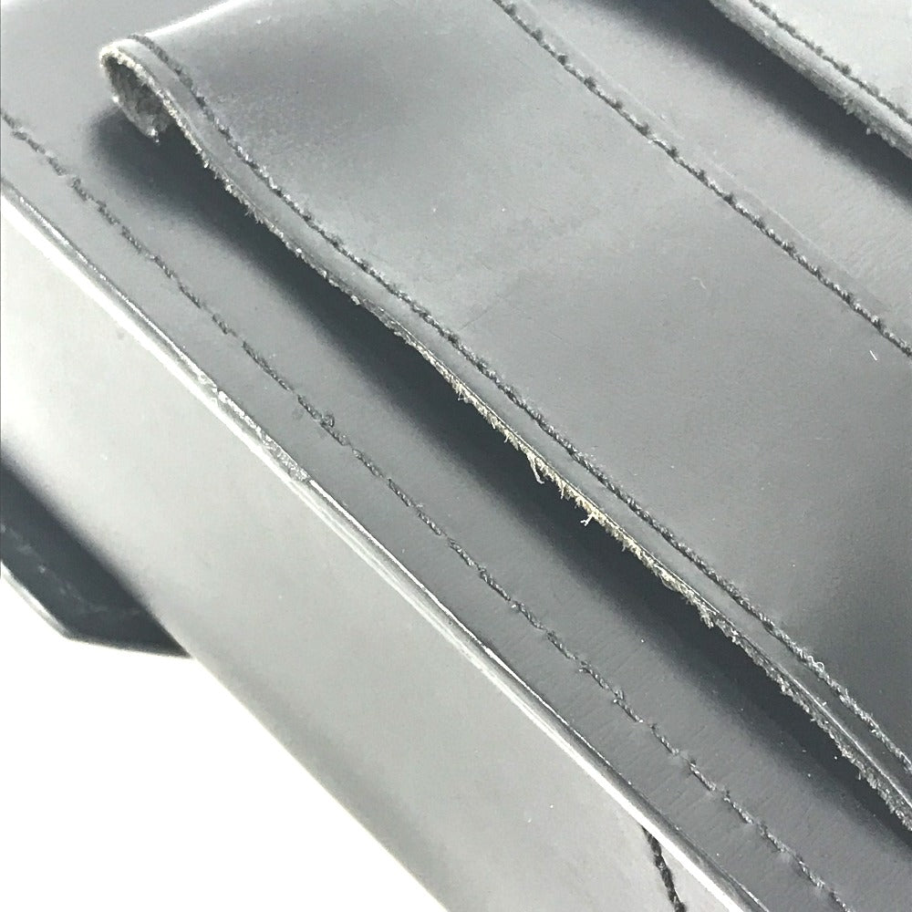 Close-up of a LOUIS VUITTON Vintage Pouch showcasing high-quality leather craftsmanship and sleek design