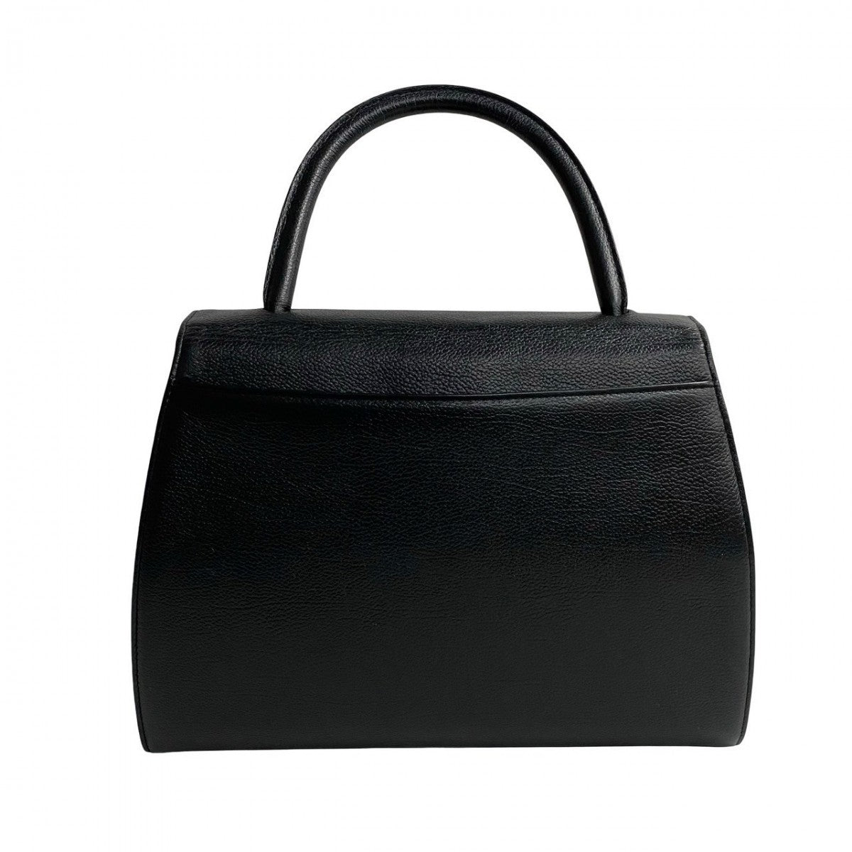 Yves Saint Laurent pre-owned black leather handbag with elegant design and classic handle